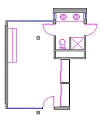 房间布局的CAD图
